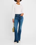 Image 2 of 5: Veronica Beard Mason Long-Sleeve Baseball Tee