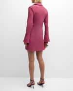 Image 3 of 6: Cinq a Sept Mckenna Twist-Front Collared Dress