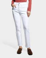 Image 2 of 5: Lafayette 148 New York High Rise Straight Ankle Reeve Jean