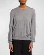 Image 1 of 6: THE ROW Islington Long-Sleeve Cashmere Top