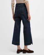 Image 4 of 6: Cinq a Sept Benji Wide-Leg Denim Pants