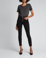 Image 4 of 5: Veronica Beard Debbie High-Rise Skinny Jeans