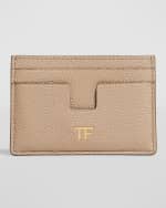 Image 1 of 5: TOM FORD TF Card Holder in Grained Leather