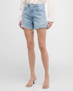 Image 3 of 6: AGOLDE Parker Long Frayed Shorts