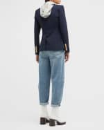 Image 5 of 6: Veronica Beard Cashmere Hoodie Dickey