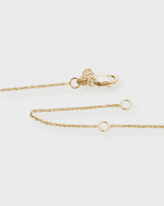 Image 3 of 5: Sydney Evan Medium Enamel Evil Eye Necklace