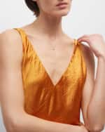 Image 5 of 5: Sydney Evan Medium Enamel Evil Eye Necklace