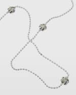 Image 4 of 4: LAGOS Love Knot Two-Tone 9mm Station Necklace