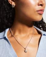 Image 5 of 5: LAGOS Love Knot Two-Tone Omega Clip Stud Earrings