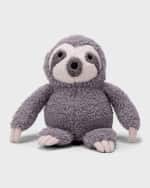 Image 1 of 2: Barefoot Dreams Kid's Sloth Buddie CozyChic Stuffed Animal, 9"