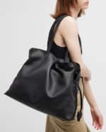 Image 2 of 6: Loewe Flamenco XL Shoulder Bag in Napa Leather with Blind Embossed Anagram