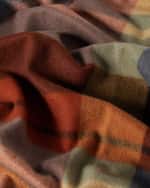 Image 3 of 4: Loro Piana Plaid Royal College Cashmere Throw