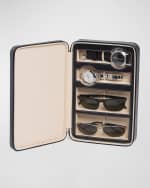 Image 1 of 2: Bey-Berk Leather Watch & Sunglasses Storage Case