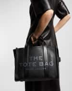 Image 2 of 6: Marc Jacobs The Leather Medium Tote Bag