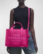 Image 2 of 6: Marc Jacobs The Leather Medium Tote Bag