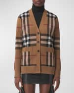 Image 2 of 5: Burberry Willah Check Oversized Cardigan