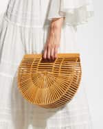 Image 2 of 5: Cult Gaia Gaias Bamboo Ark Small Top Handle Bag