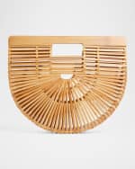 Image 1 of 5: Cult Gaia Gaias Bamboo Ark Small Top Handle Bag
