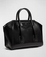 Image 3 of 5: Givenchy Antigona Lock Mini Top Handle Bag in Box Leather