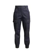 Image 1 of 5: Cinq a Sept Kelly Denim Cargo Pants