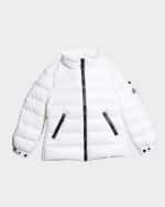 Image 2 of 4: Moncler Girl's Bady Quilted Jacket, Size 4-6