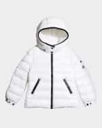 Image 1 of 4: Moncler Girl's Bady Quilted Jacket, Size 4-6