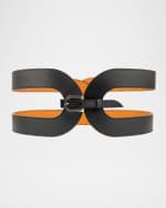 Image 1 of 3: Vaincourt Paris La Delicieuse Iconic Contemporary Large Smooth Leather Corset