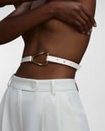 Image 4 of 4: Vaincourt Paris L'Adorable Small Pebbled Leather Belt