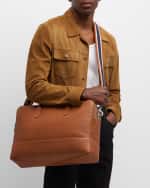 Image 2 of 6: Shinola Men's Canfield Double Zip Brief, Natural Grain MN