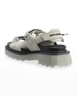 off white trek sport sandals