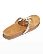 tory burch miller cloud leather thong slides