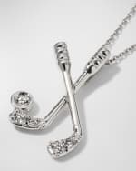 Image 4 of 5: Roberto Coin Golf Tiny Treasure Necklace in White Gold