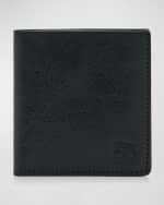 Image 1 of 4: Il Bisonte Men's Slim Bi-Fold Leather Wallet