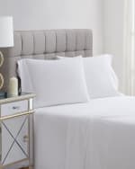 Image 2 of 2: Charisma 3-Piece 400-Thread Count Percale Twin Sheet Set, White