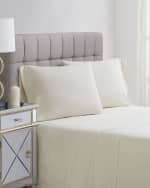 Image 2 of 2: Charisma 400-Thread Count Percale King Pillowcase Set, Vanilla Ice