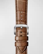 Image 3 of 3: Shinola Men's 24mm Alligator Leather Strap for Apple Watch