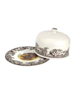 Image 1 of 3: Spode Turkey 2-Piece Serving Platter with Dome
