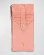 Image 1 of 3: Frye Melissa Zip Leather Card Wallet