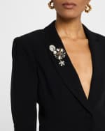 Image 5 of 5: Cinq a Sept Roxie Blazer w/ Lace