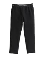 Image 1 of 3: Dolce&Gabbana Girl's Logo-Print Leggings, Size 8-12