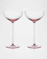 Image 1 of 2: Caskata Quinn Coupe Glasses, Set of 2