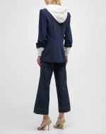 Image 5 of 7: Cinq a Sept Hooded Khloe Jacket