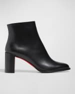 Image 1 of 5: Christian Louboutin Adoxa Zip Ankle Booties