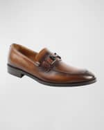 Image 2 of 3: Bruno Magli Men's Alpha Leather Loafers