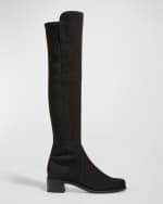 Image 1 of 5: Stuart Weitzman Reserve Stretch Suede Over-The-Knee Boots