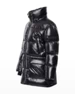 Image 5 of 5: Mackage Kid's Kennie Puffer Hooded Parker, Size 2-6
