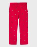 Image 1 of 2: Classic Prep Childrenswear Boy's Gavin Straight-Leg Pants, Size 5-14