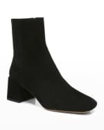 vince women's kaye block heel booties