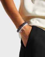 Image 5 of 5: Sydney Evan Medium Love Script on 10mm Iolite Bracelet