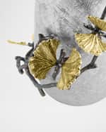 Image 5 of 5: Michael Aram Butterfly Ginkgo Small Vase